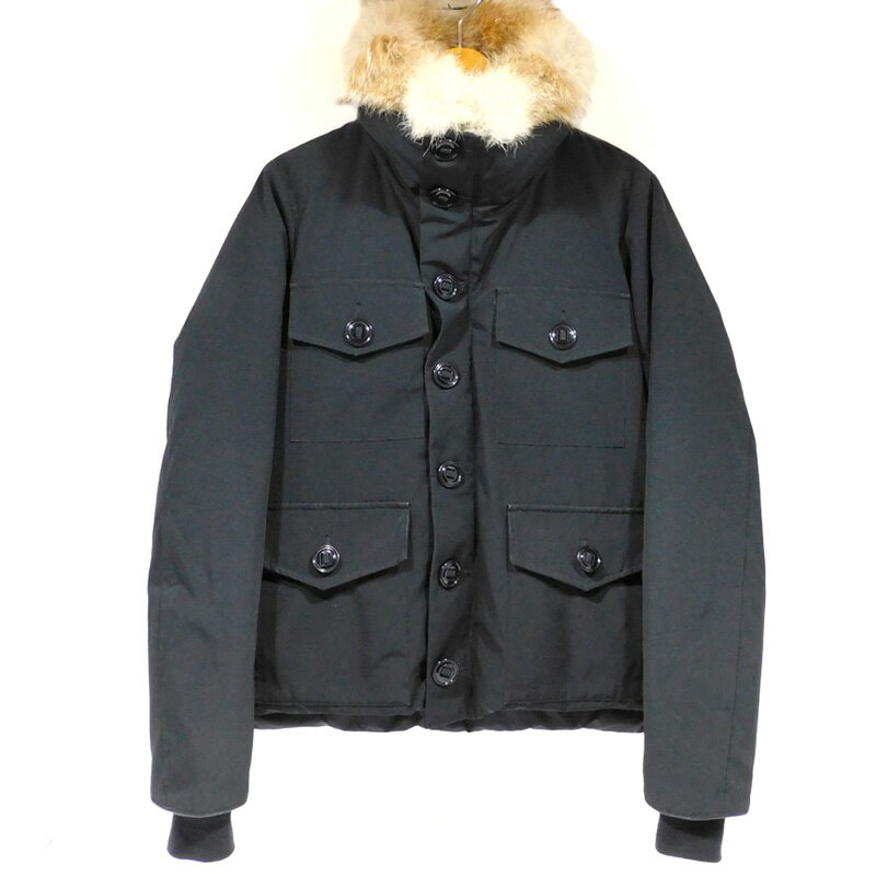 CANADA GOOSE カナダグース HAMILTON ダウンジャケット メンズ ブラック M 【中古】