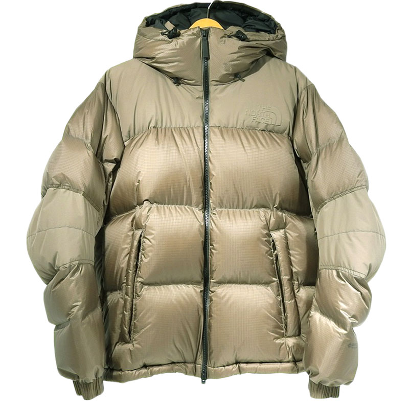 美品 THE NORTH FACE ザ ノース フェイス ヌプシ フーディジャケット メンズ ウォルナット M ND92162 