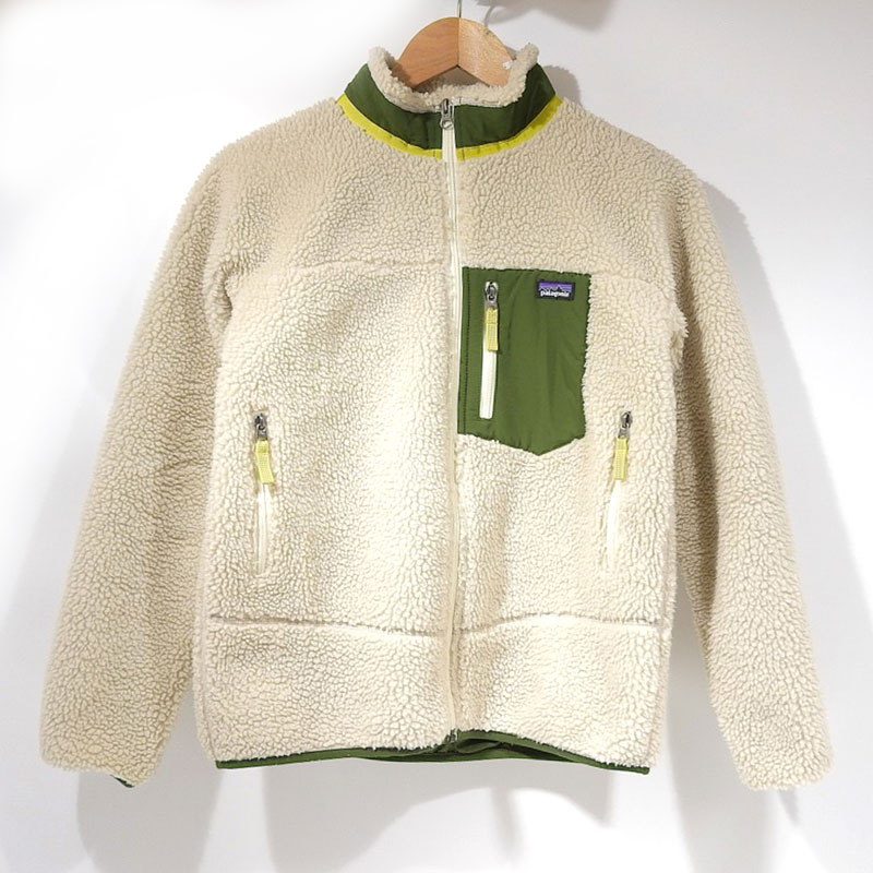 Patagonia パタゴニア フリース レディース キッズ アイボリー XL 【中古】