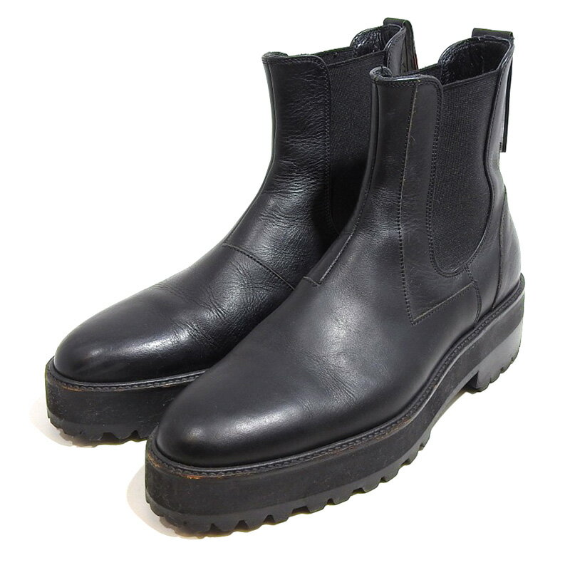 DAIRIKU ダイリク Two-Bit サイドゴア ブーツ メンズ ブラック size 26cm 21AW 【中古】