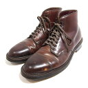 ALDEN オールデン ストレートチップ レザー シューズ メンズ ブラウン size 8 1/2 【中古】