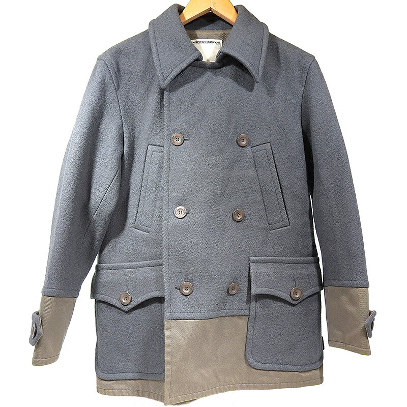 Rakuten - NEIGHBORHOOD ネイバーフッド バイカラー ウール ジャケット アウター メンズ グレー size03 【中古】