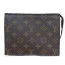LOUIS VUITTON ルイ・ヴィトン モノグラム ポシェット トワレット19 ポーチ M47544 【中古】