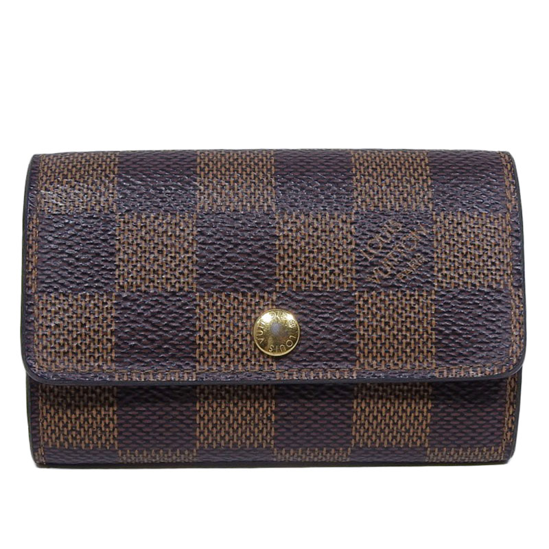 LOUIS VUITTON ルイ・ヴィトン ダミエ ミュルティクレ6 キーケース エベヌ N62630 【中古】