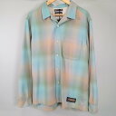 MINEDENIM × PENDLETON マインデニム × ペンドルトン W.Plaid Open Coller SH ダブルプライド オープンカラーシャツ メンズ マルチカラー size 3 【中古】