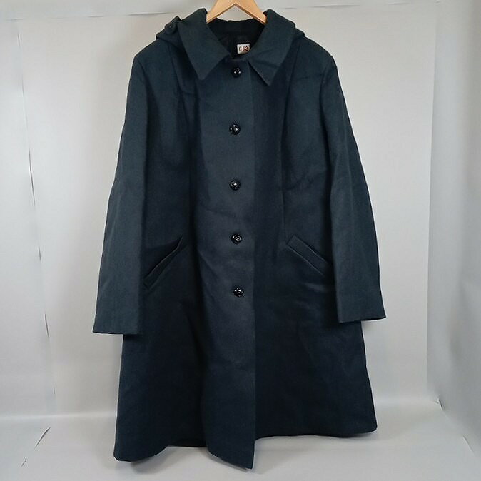 Junex ジュネックス Sewdish Army Wool Coat スウェーデン軍 ウールコート メンズ ネイビー C52 【中古】