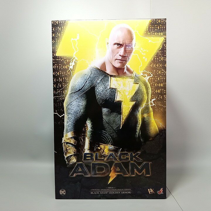 Rakuten - 【未開封】 Hot Toys ホットトイズ ブラックアダム(ゴールデンアーマー) 「ブラックアダム」 ムービー・マスターピース デラックス 1/6スケール アクションフィギュア 【中古】