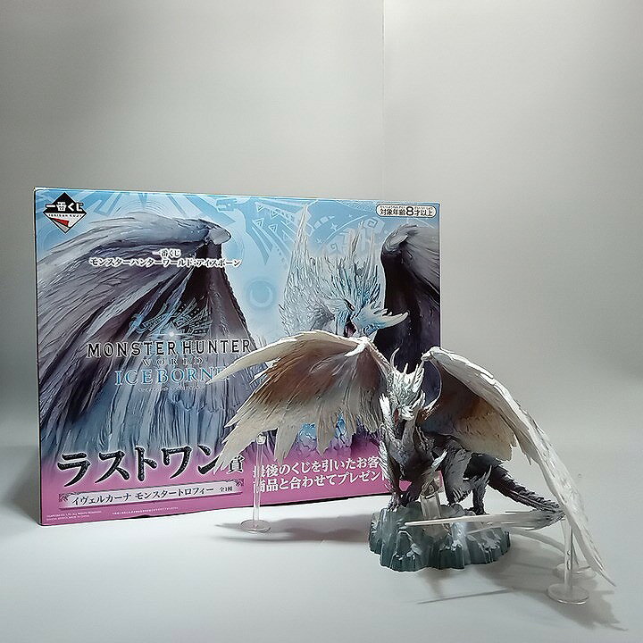 BANDAI バンダイ 一番くじ モンスターハンターワールド:アイスボーン ラストワン賞 イヴェルカーナ モンスタートロフィー 【中古】