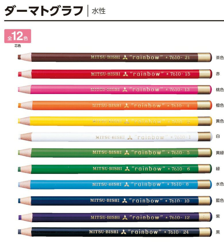 【三菱鉛筆】ダーマトグラフ　単品 manshou2023-10000147 満勝楽天市場店 サンプル画像3