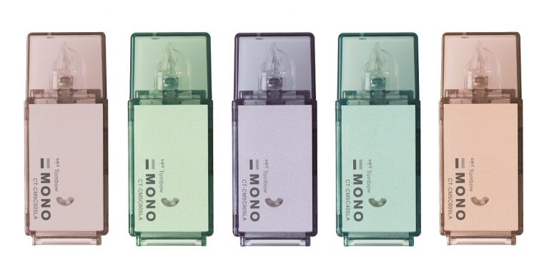 【トンボ鉛筆】MONO 修正テープ「モノポケット」　＜ミネラルカラー＞限定