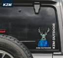 【P10倍 4月24日20時より5月7日12時まで】KZM カズミ ステッカー 車 デカール CAR DECAL STICKER Lサイズ アウトドア キャンプ おしゃれ 飾り 海 山 レジャー 海水浴 ギフト プレゼント キャンプ用品