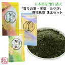 鹿児島茶 「香りの宴・宝福・みやび」 3本セット 100g×3 かごしま茶 新茶 お茶 緑茶 日本茶 茶葉 japantea ギフト 本格 おいしい 手軽 おうちカフェ プレゼント お祝い お歳暮 メール便送料無料 ※ ティーバッグ ではありません。 SSS
