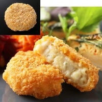 【冷凍】北海道チーズ生クリームグラタンコロッケ 65G　10食入 (ヤヨイサンフーズ/洋風調理品/コロッケ) 業務用(4)