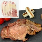 【冷凍】越後ハム 北雪酒粕新潟産豚ロース 40G (越後ハム/豚肉/豚スライス) 業務用