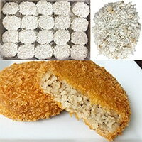 【冷凍】メンチカツ50pH 50G 100食入 (味のちぬや/洋風調理品/カツ) 業務用