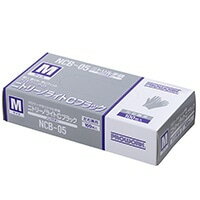 【常温】ニトリーノライトC ブラック M 100枚入 (中部物産貿易/靴・手袋・マスク) 業務用