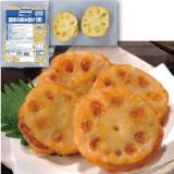 【冷凍】蓮根の挾み揚げ（鶏） 約28G　30食入 (味の素冷凍食品/洋風調理品/フライ) 業務用