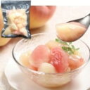 【冷凍】白桃カット(ソース入) 300G (大冷/フルーツ) 業務用