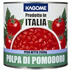 【常温】ダイストマト(イタリア産) 1号缶 (カゴメ/トマト加工品) 業務用