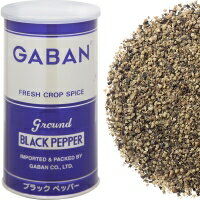 【常温】ブラックペッパー グラウンド(丸缶) 420G (ハウスギャバン(G)/コショー) 業務用