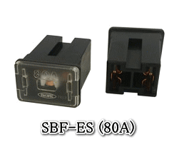 太平洋精工 スローブローヒューズ ESタイプ SBF-ES_80A/3384ブラック80AMP