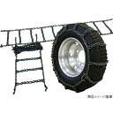 HSK 北海道製鎖 56122・タイヤsize 255/70R15：タイヤチェーン ゴムバンド付き(03大)・サイド5×6クロス(RV・低床式・フォークリフト・特殊車輌用) ※1ペア