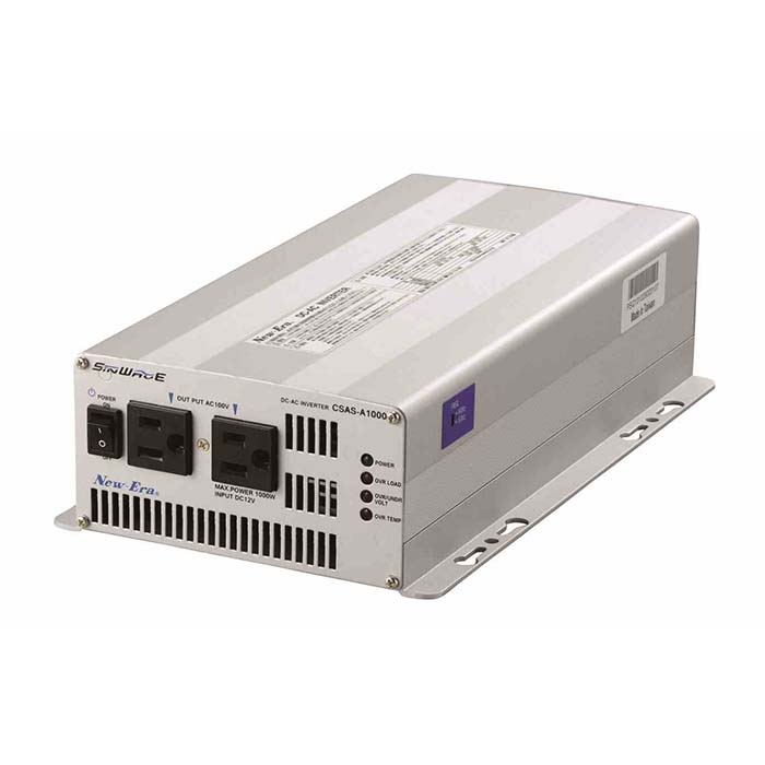 New-Era/ニューエラー：DC/ACインバータ CSAS-A1000 出力:1000W/12V用（正弦波タイプ）