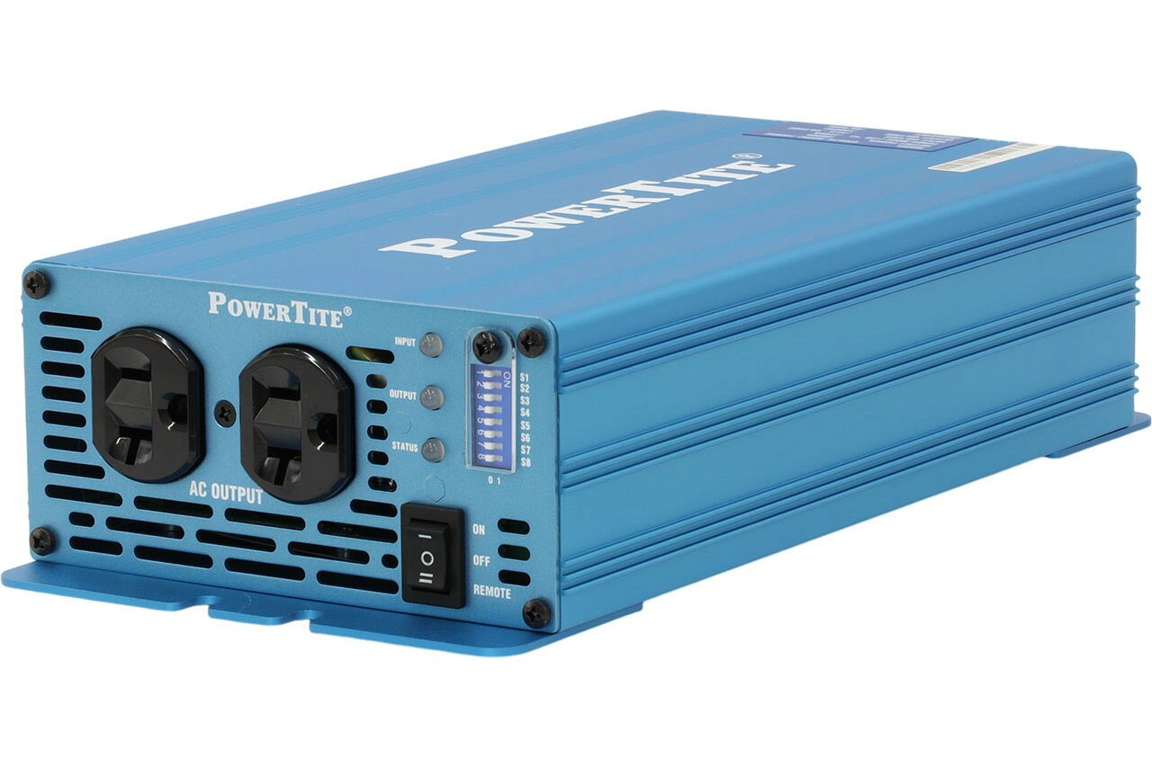 ■ご購入前にご確認ください 本商品は【DC48V入力・AC100V出力】のモデルです。 入力電圧の違うモデル：VF607A-12VDC／VF607A-24VDC ■特長 ・AC出力への商用交流の逆流保護とDC入力の逆接保護を備える業務用正弦波インバーター ・DC入力範囲が広くリチウム電池に対応、定格の120%動作が可能なターボモード、3年保証 ・DC入力ケーブルは水平・垂直の両方向に取付可、出力電圧・周波数と低電圧遮断/復帰はDIPスイッチで切替 ■仕様 型式VF607A-48VDC 定格出力600W 入力電圧システム電圧:DC 48V／直流入力範囲:DC 42.0V - 68.0V 出力出力電圧:AC 100/110/115/120V (DIP SW 切替）97V - 128V／出力周波数:50/60Hz(DIP SW 切替） 出力波形正弦波 寸法140 x 68 x 250mm(突起部含まず) 重量2.4kg以下 外形図商品画像をご覧ください ■選び方 使用する機器の消費電力（起動時を含む）が、定格出力を超えない機種をお選びください。 ■VFシリーズ 当店取り扱いラインナップ VF607A-12VDC　正弦波インバーター 600W DC12V入力 AC100V出力 VF607A-24VDC　正弦波インバーター 600W DC24V入力 AC100V出力 VF607A-48VDC　正弦波インバーター 600W DC48V入力 AC100V出力（このページ） VF707A-12VDC　正弦波インバーター 700W DC12V入力 AC100V出力 VF707A-24VDC　正弦波インバーター 700W DC24V入力 AC100V出力 VF707A-48VDC　正弦波インバーター 700W DC48V入力 AC100V出力 VF1007A-12VDC　正弦波インバーター 1000W DC12V入力 AC100V出力 VF1007A-24VDC　正弦波インバーター 1000W DC24V入力 AC100V出力 VF1007A-48VDC　正弦波インバーター 1000W DC48V入力 AC100V出力 VF1507A-12VDC　正弦波インバーター 1500W DC12V入力 AC100V出力 VF1507A-12VDC-200VAC　正弦波インバーター 1500W DC12V入力 AC200V出力 VF1507A-24VDC　正弦波インバーター 1500W DC24V入力 AC100V出力 VF1507A-24VDC-200VAC　正弦波インバーター 1500W DC24V入力 AC200V出力 VF1507A-48VDC　正弦波インバーター 1500W DC48V入力 AC100V出力 VF2007A-12VDC　正弦波インバーター 2000W DC12V入力 AC100V出力 VF2007A-12VDC-200VAC　正弦波インバーター 2000W DC12V入力 AC200V出力 VF2007A-24VDC　正弦波インバーター 2000W DC24V入力 AC100V出力 VF2007A-24VDC-200VAC　正弦波インバーター 2000W DC24V入力 AC200V出力 VF3007A-12VDC　正弦波インバーター 3000W DC12V入力 AC100V出力 VF3007A-24VDC　正弦波インバーター 3000W DC24V入力 AC100V出力 ■製品の仕様詳細については、メーカーまでお問い合わせください。 株式会社未来舎（PowerTite） TEL：03-3901-8261／FAX：03-3901-8207