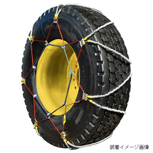 SCC JAPAN/ZCシリーズ ZC124：上り坂除・下り坂での安定走行に優れた、Z型パターンのケーブルチェーン（クレーン車用）