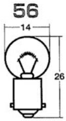 ★スタンレー電気・自動車・トラック用電球★パネル、メーター用電球定格：24V 10W　ガラス球：G14口金：BA9s　入り数：10個