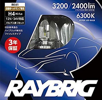 ��RAYBRIG [�쥤�֥�å�]�إåɥ�����LED�Х�� ��6300����ӥ� 4�ؼ��� RK41LED�إåɥ饤��