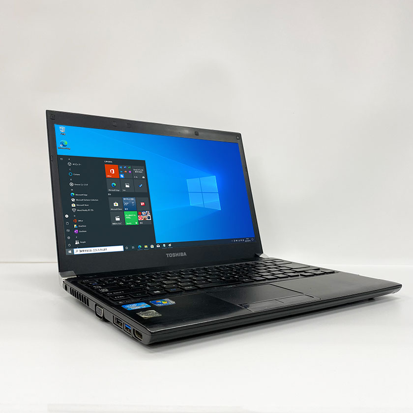 中古ノートパソコン Windows 10 中古パソコン TOSHIBA dynabook R732/F 第2世代 Core i3 2370M 2.4GHz 4GB SSD128GB 無線 Windows10 64ビット OFFICE付き