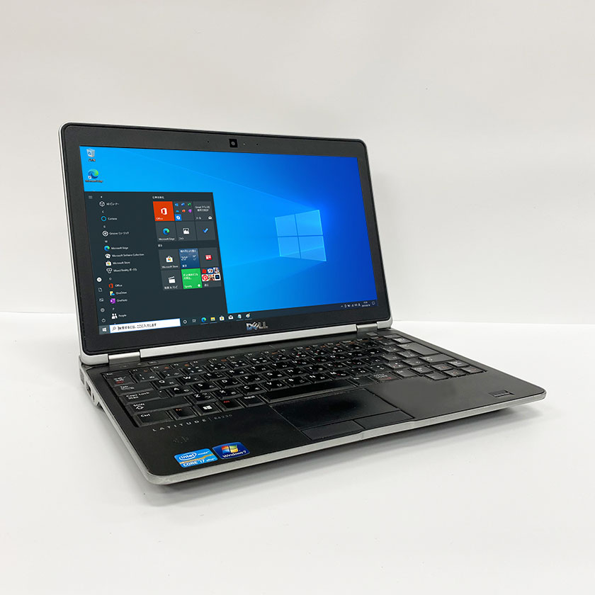 Webカメラ付き 中古ノートパソコン Windows 10 中古パソコン Dell Latitude E6230 第3世代 Core i7 3540M 3.0GHz 8GB SSD256GB 無線 HDMI付き Windows10 64ビット OFFICE付き