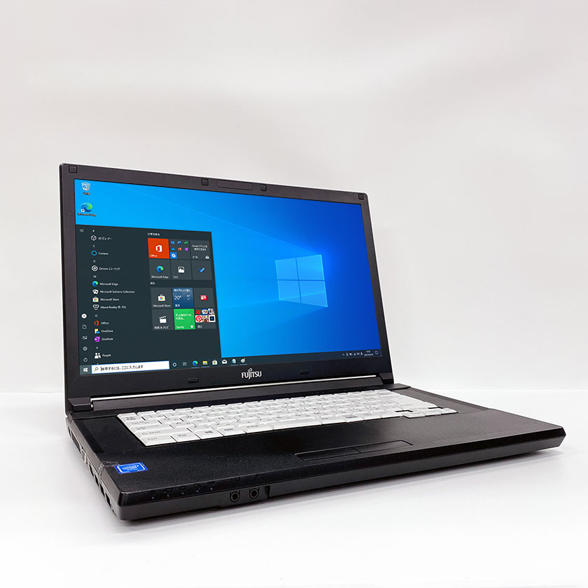 ポイント5倍! 中古ノートパソコン Windows 10 中古パソコン FUJITSU LIFEBOOK A576/R Celeron 3855U 1.6GHz 4GB 新品SSD120GB HDMI付き 無線 DVDマルチドライブ Windows10 64ビット OFFICE付き