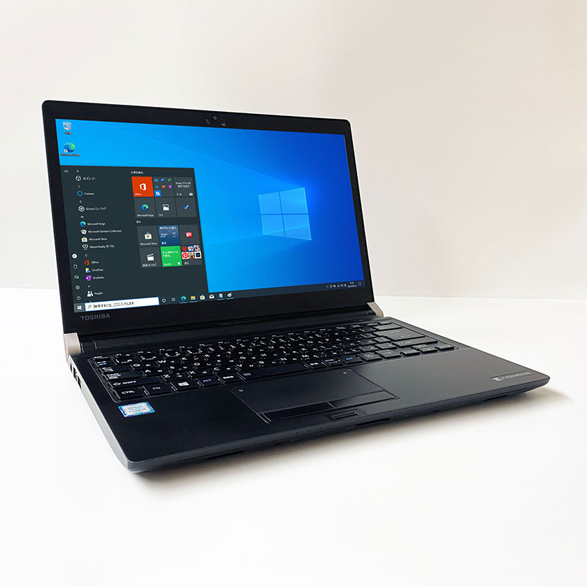 ポイント10倍 Webカメラ付き 中古ノートパソコン Windows 10 中古パソコン TOSHIBA dynabook R73/A 第6世代 Core i5 6300U 2.4GHz 8GB SSD128GB 無線 HDMI付き Windows10 64ビット OFFICE付き