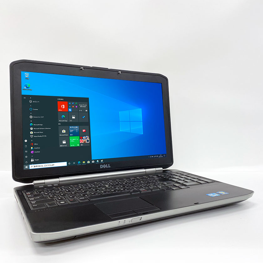 中古ノートパソコン Windows 10 テンキー付き 中古パソコン Dell Latitude E5520 第2世代 Core i7 2640M 2.8GHz 8GB …