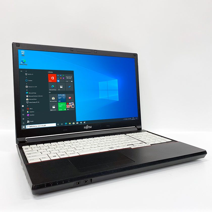 訳あり・中古ノートパソコン Windows 10 中古パソコン FUJITSU LIFEBOOK A574/MX 第4世代 Core i5 4310M 2.7GHz 4GB HDD320GB テンキー HDMI 付き DVDマルチドライブ Windows10 64ビット OFFICE付き