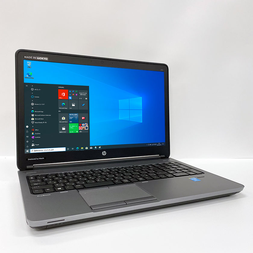 Ãm[gp\R Windows 10 eL[t Ãp\R HP Probook 650 G1 4 Core i5 4310M 2.7GHz 8GB ViSSD240GB  DVDhCu Windows10 64rbg OFFICEt