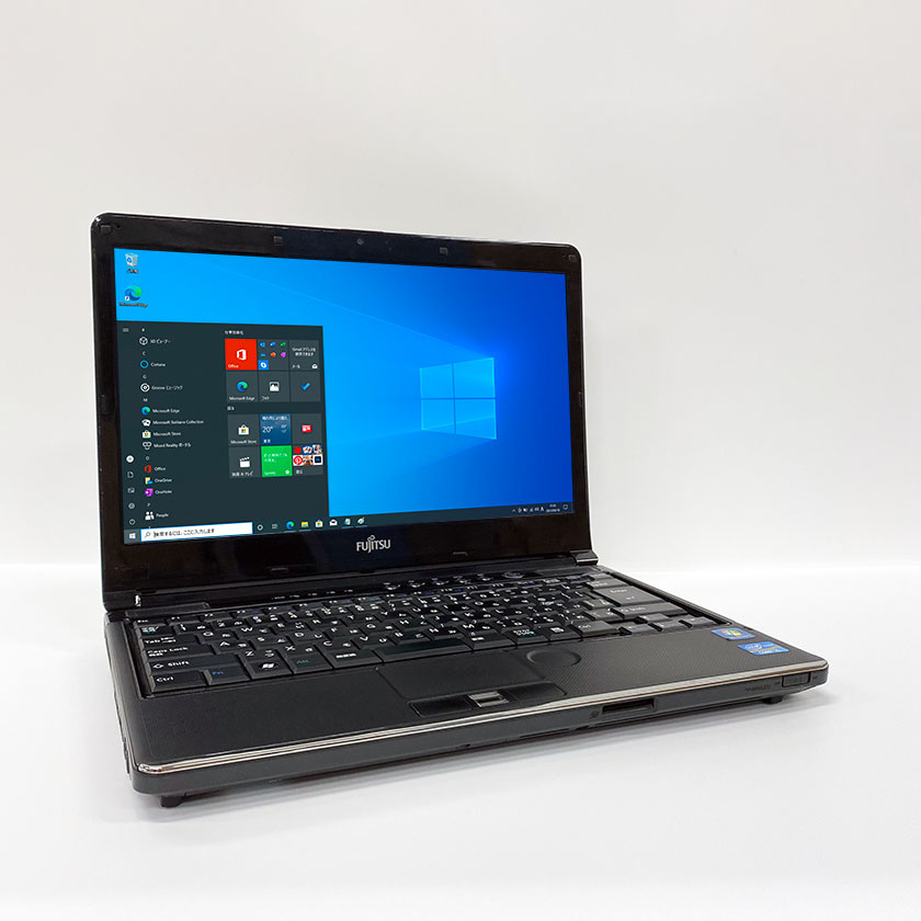 Webカメラ付き 中古ノートパソコン Windows 10 中古パソコン FUJITSU LIFEBOOK SH76/C 第2世代 Core i5 2520M 2.5GHz 4GB HDD640GB 無線 DVDドライブ Windows10 64ビット OFFICE付き