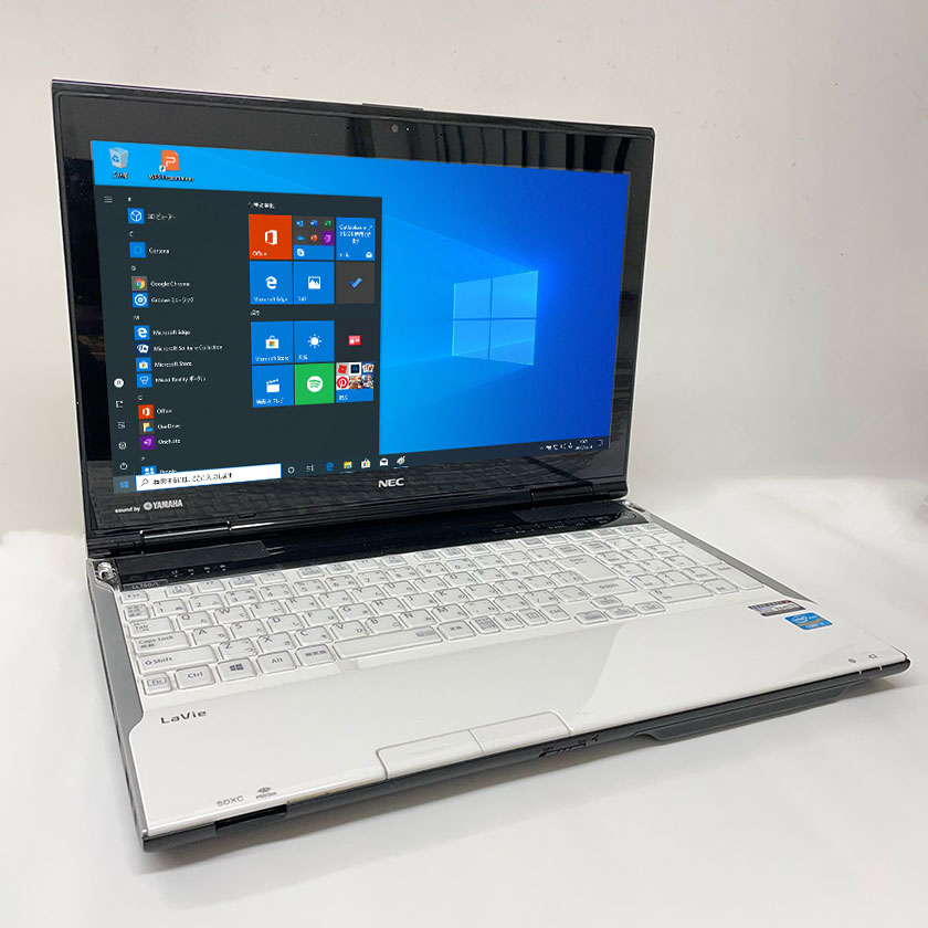 Webカメラ付き 訳あり 中古ノートパソコン Windows 10 テンキー付き 中古パソコン NEC Lavie LL750/L 第3世代 Core i7 3630QM 2.4GHz HDD 1TB 無線 BDドライブ Windows10 64ビット OFFICE付き