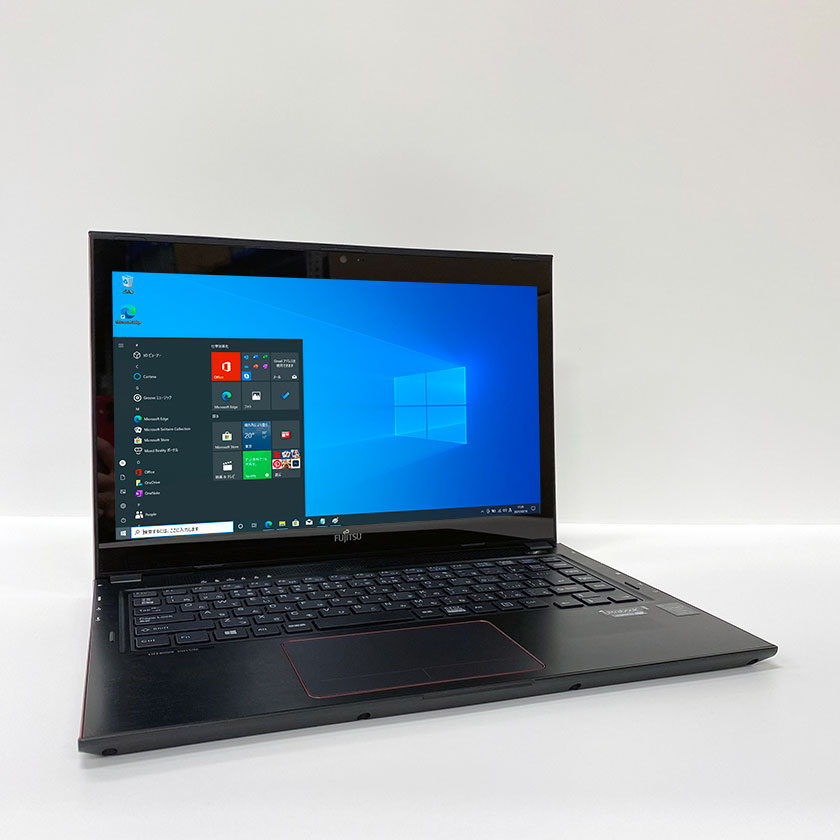 Webカメラ付き 中古ノートパソコン Windows 10 タッチパネル搭載 中古パソコン FUJITSU LIFEBOOK UH55/M 第4世代 Core i5 4200U 1.6GHz 8GB 新品SSD 120GB 無線LAN Windows10 64ビット OFFICE付き