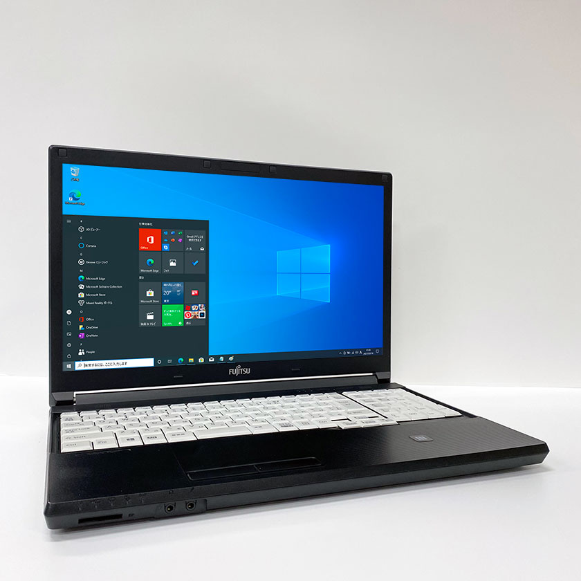 ポイント5倍! 中古ノートパソコン Windows 10 中古パソコン テンキー付き FUJITSU LIFEBOOK A747/R 第7世代 Core i5 7300U 2.6GHz 8GB 新品SSD 120GB 無線LAN DVDドライブ Windows10 64ビット OFFICE付き