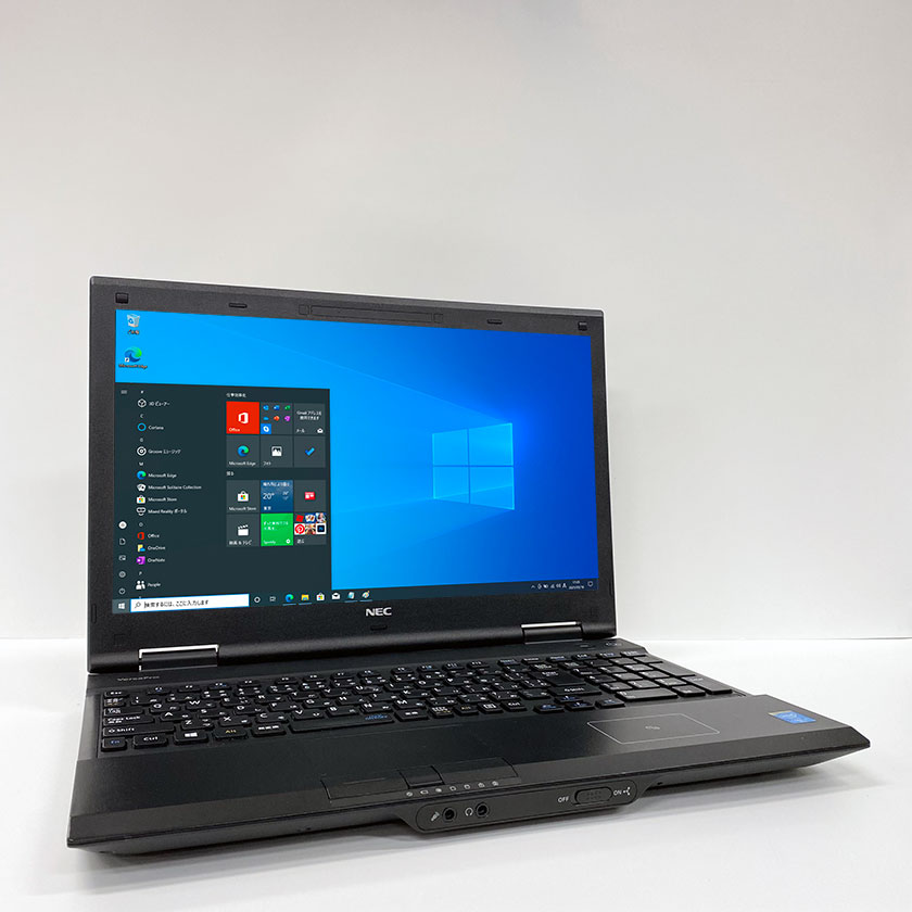 ポイント5倍! 中古ノートパソコン Windows 10 テンキー付き 中古パソコン NEC VersaPro VD-N 第4世代 Core i7 4610M 3.0GHz 8GB 新品SSD120GB 無線 DVDドライブ Windows10 64ビット OFFICE付き