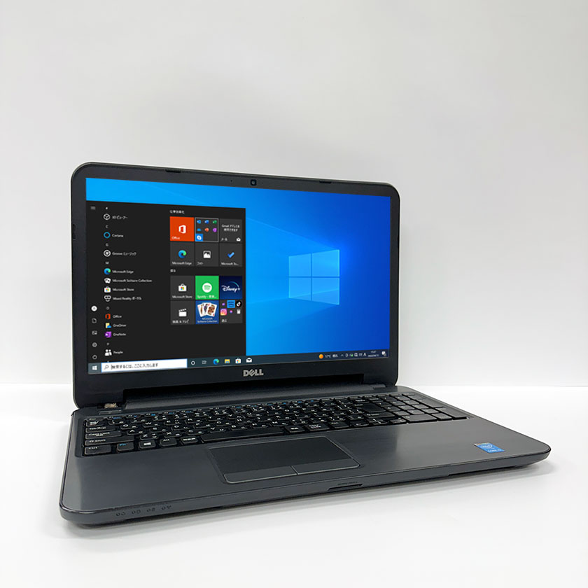 Webカメラ付き 訳あり・中古ノートパソコン Windows 10 テンキー付き 中古パソコン Dell Latitude 3540 第4世代 Core i5 4210U 1.7GHz 4GB HDD 500GB 無線LAN DVDドライブ Windows10 64ビット OFFICE付き