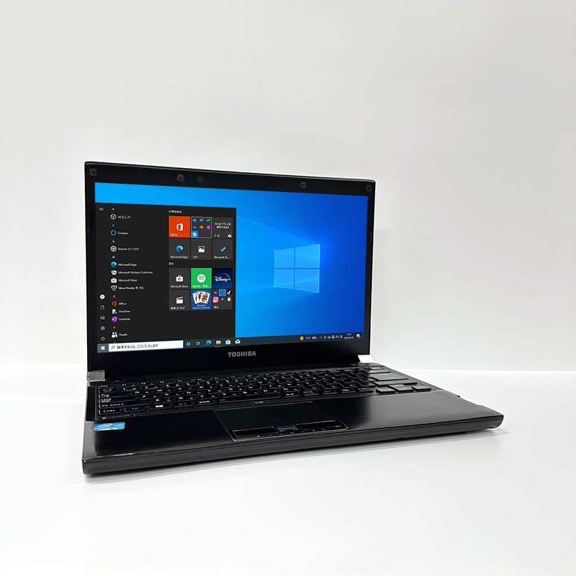 中古ノートパソコン Windows 10 中古パソコン TOSHIBA dynabook R732/H 第3世代 Core i3 3120M 2.5GHz 4GB HDD 320GB 無線LAN DVDドライブ Windows10 64ビット OFFICE付き