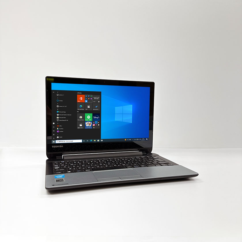 Webカメラ付き 中古ノートパソコン Windows 10 タッチパネル搭載 中古パソコン TOSHIBA dynabook N514 Celeron N2810 2.0GHz 8GB 新品SSD 128GB 無線LAN Windows10 64ビット OFFICE付き