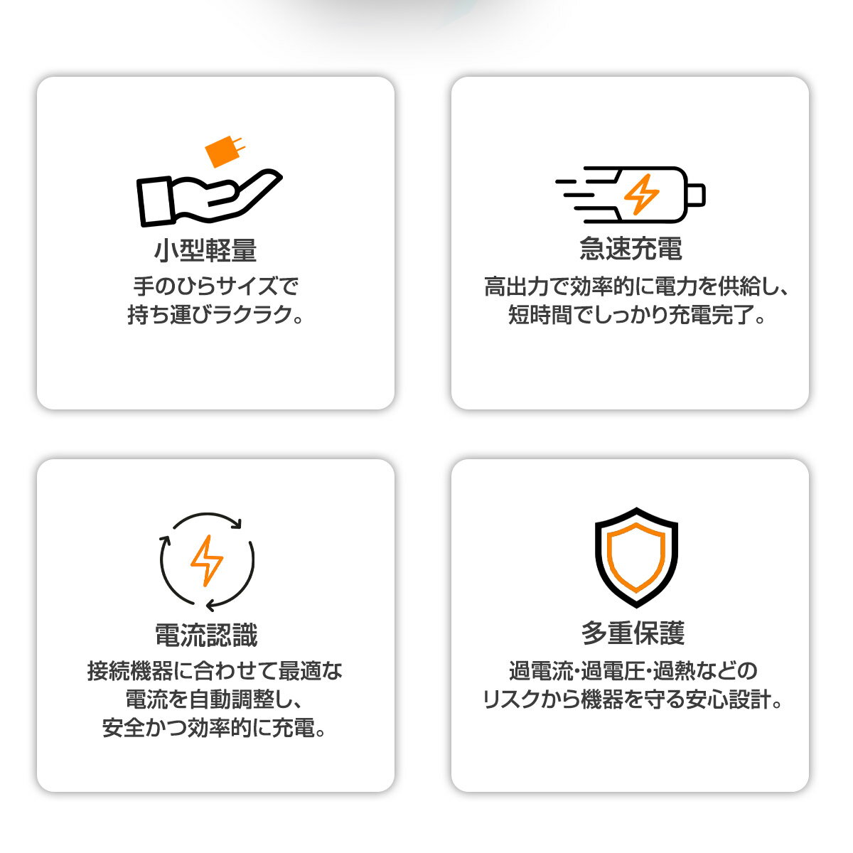 ACアダプター 急速充電器 USB ACアダプタ 2ポート 5V 3.4A USB スマートIC 充電器 ...