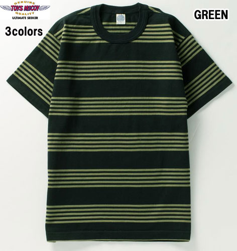 トイズマッコイ TOYS McCOY TMC2435 THE GREAT AMERICAN HERO MULTI BORDERED TEE　半袖　Tシャツ ボーダー