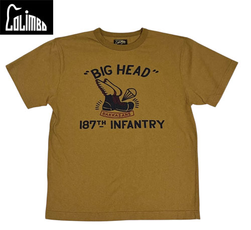 コリンボ COLIMBO ZB-0415 Norwalk Cotton Tee =BIG HEAD RAKKASANS=-ビッグヘッド・ラッカサンズ- 半袖Tシャツ プリントTee
