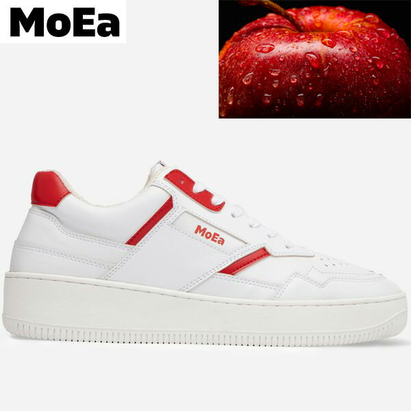 20%OFF モエア MoEa VEAGAN SNEAKERS APPLE - WHITE ビーガンスニーカー アップル ホワイト